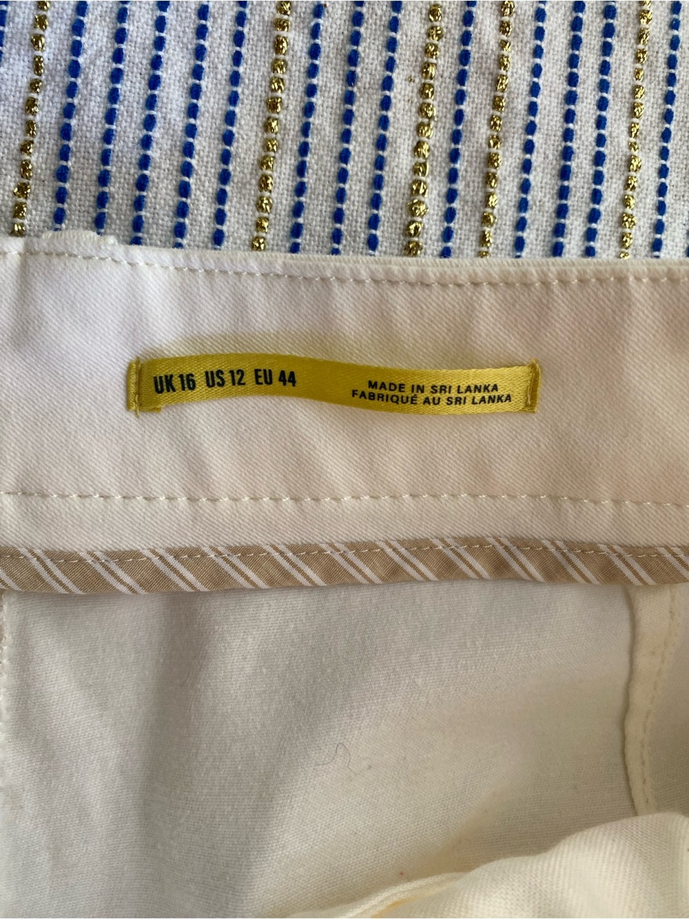 Maeve Anthropologie Off White Jeans Denim Barrel leg Mid Rise Cotton Sz 12 - Picture 7 of 16